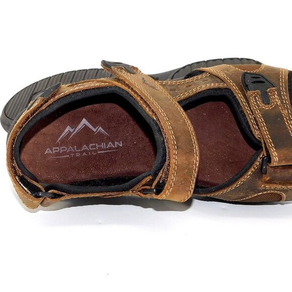 Appalachian Trial "Baxter" Brown Leather Sandal - Picture 12 of 13
